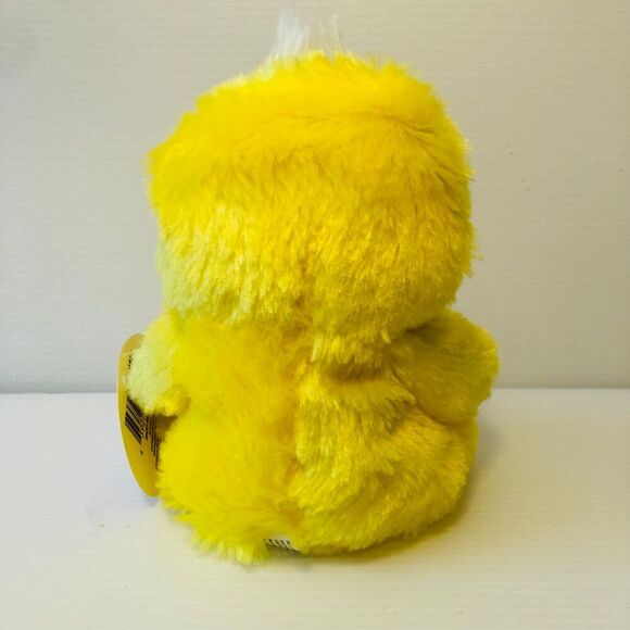 Fuzzy Friends Yellow Duck w/ Egg Design on Belly 7 Inches Tall Easter Plush - Picture 3 of 5
